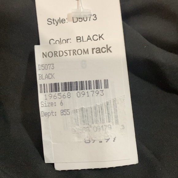 Alexia Admor Black One-Shoulder Maxi Dress with White Floral Accent NWT Size 6 - Picture 6 of 8